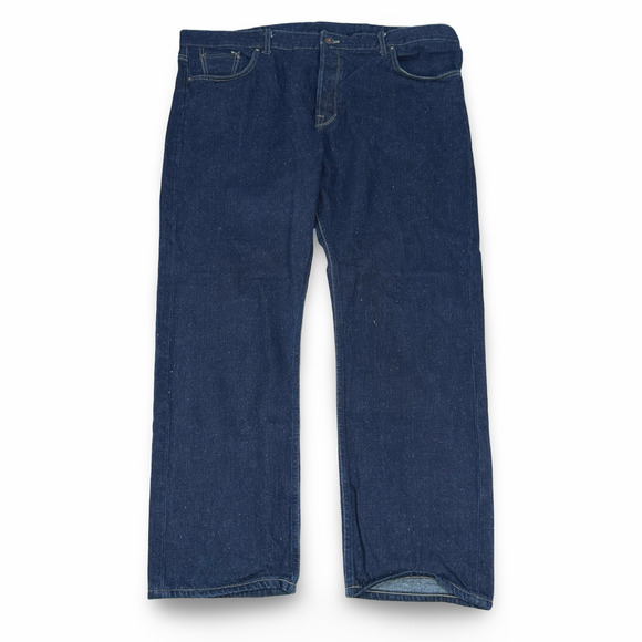 Railcar Fine Goods Jeans Men's 44x30 Blue Galactic Speckled Button Fly Straight